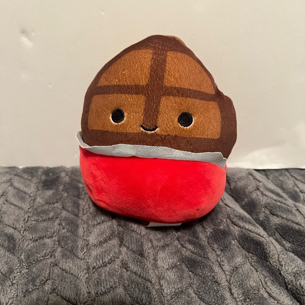 Squishmallows Plush with Brown and Red Colors